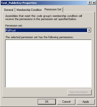 Figure 2 shows that the Full Trust Permission Set does not list individual permissions.